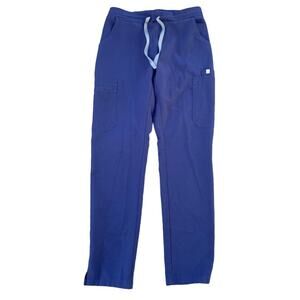 FIGS Yola Skinny Scrub Pants Technical Collection Navy Blue Size XS